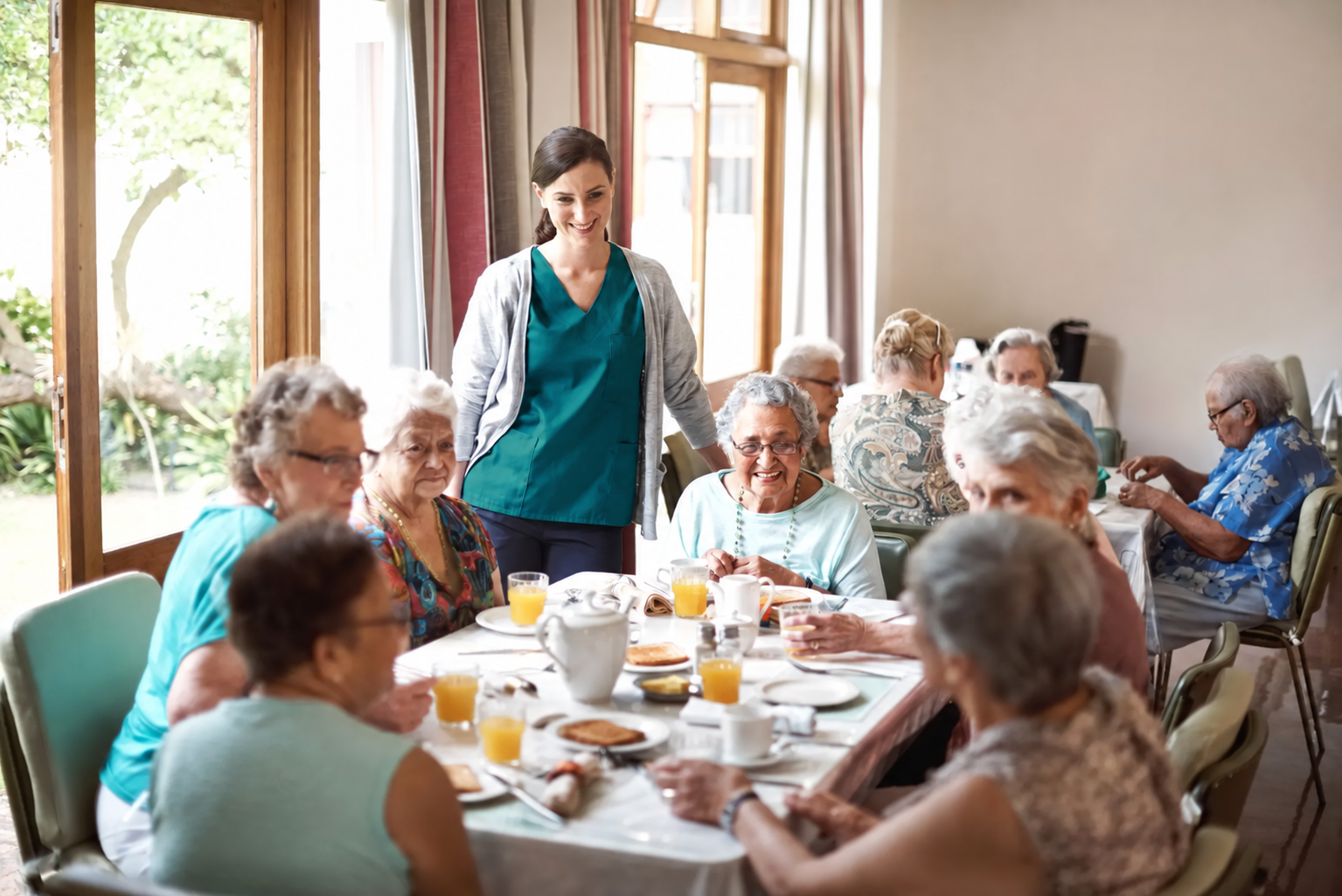 Care in a long-term care setting.