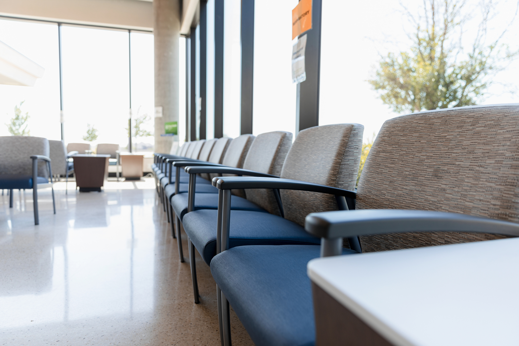 A healthcare staffing setting.